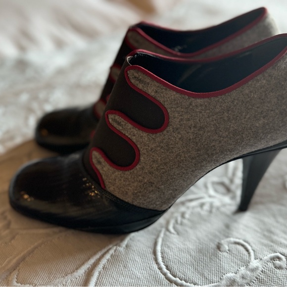 Fendi Colorblock Pattern Pump Booties - Picture 3 of 8